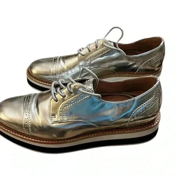 Halogen x Atlantic-Pacific ‘The Flatform Derby’ Woman’s Size 9 - Picture 2 of 7